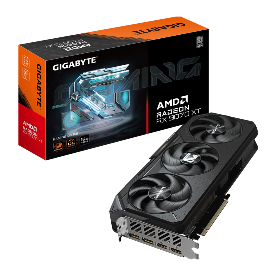 Carte graphique Gigabyte Radeon RX 9070 XT GAMING OC 16G